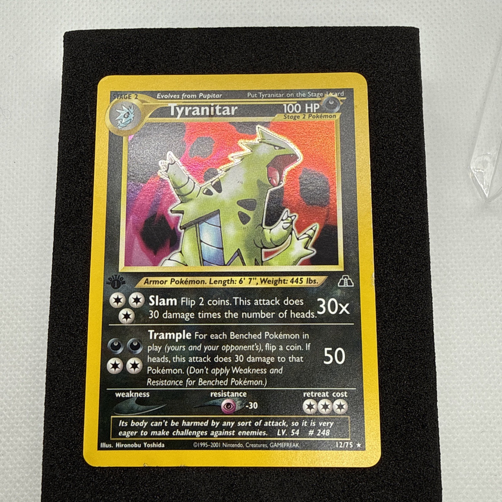 Pokemon TCG Tyranitar Neo Discovery 1st Edition Holo