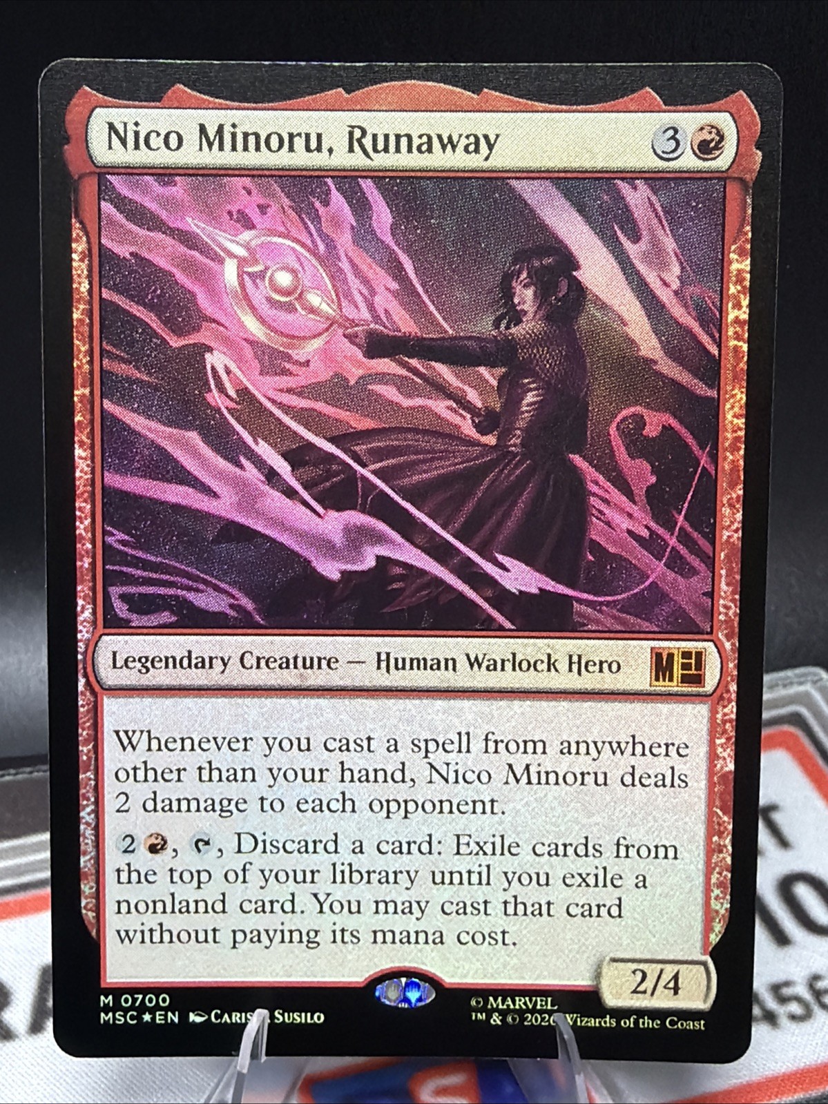 Nico Minoru, Runaway NM Foil #700 – MTG Commander: Marvel Super Heroes