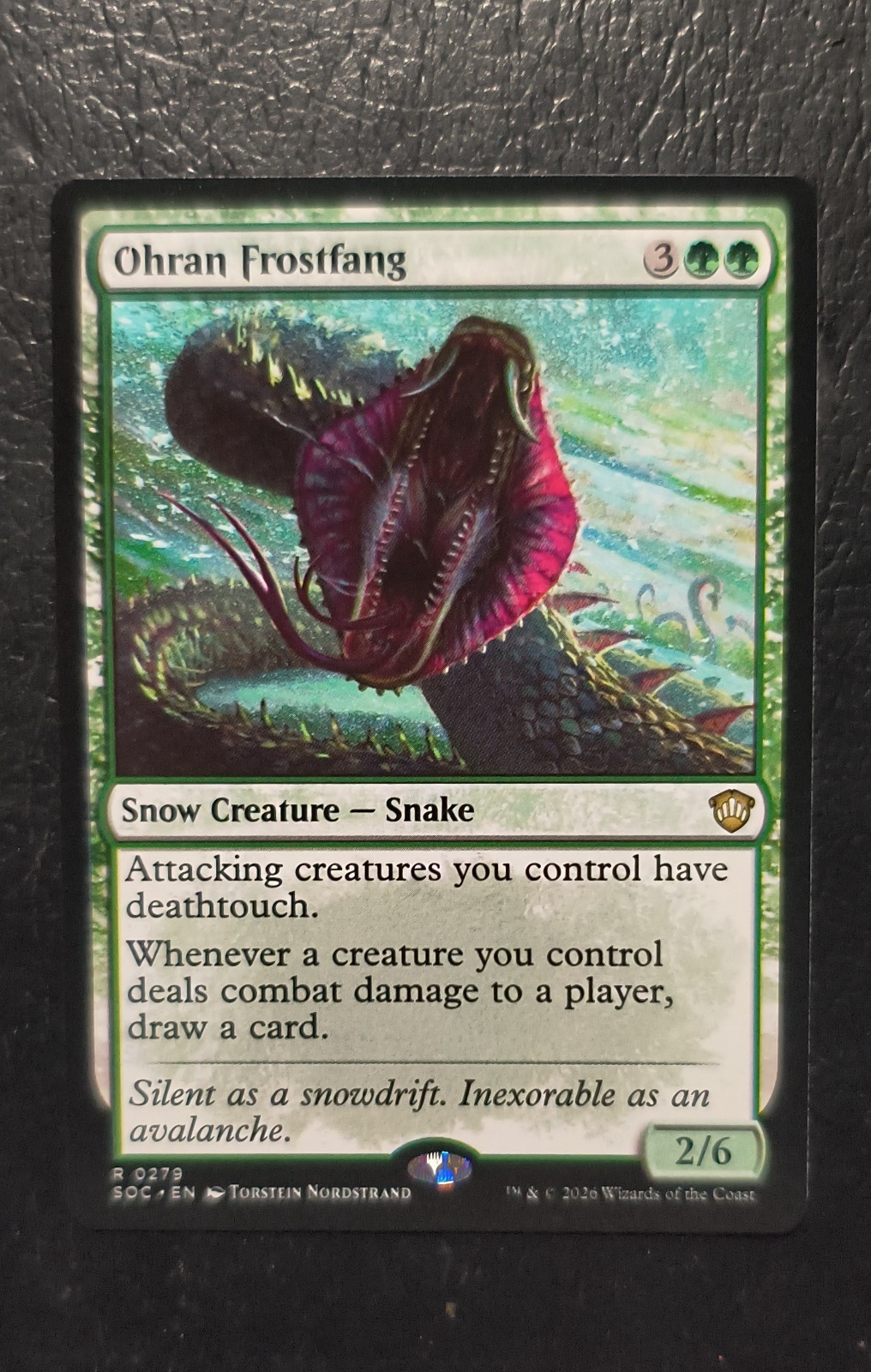 Ohran Frostfang Commander: Secrets of Strixhaven Regular