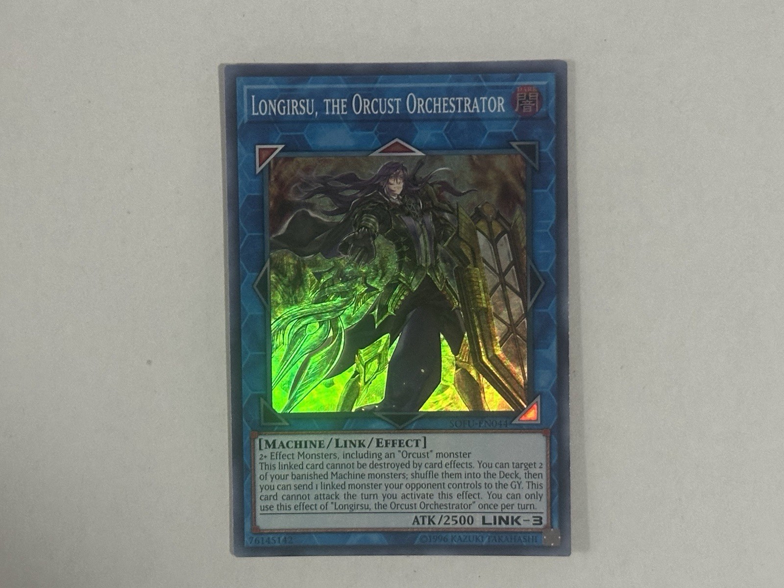 Longirsu, the Orcust Orchestrator Super Rare Soul Fusion SOFU-EN044 NM Yugioh