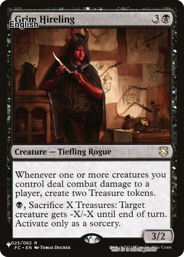 Grim Hireling EN [LIST – 025/062] – NM TCG MTG