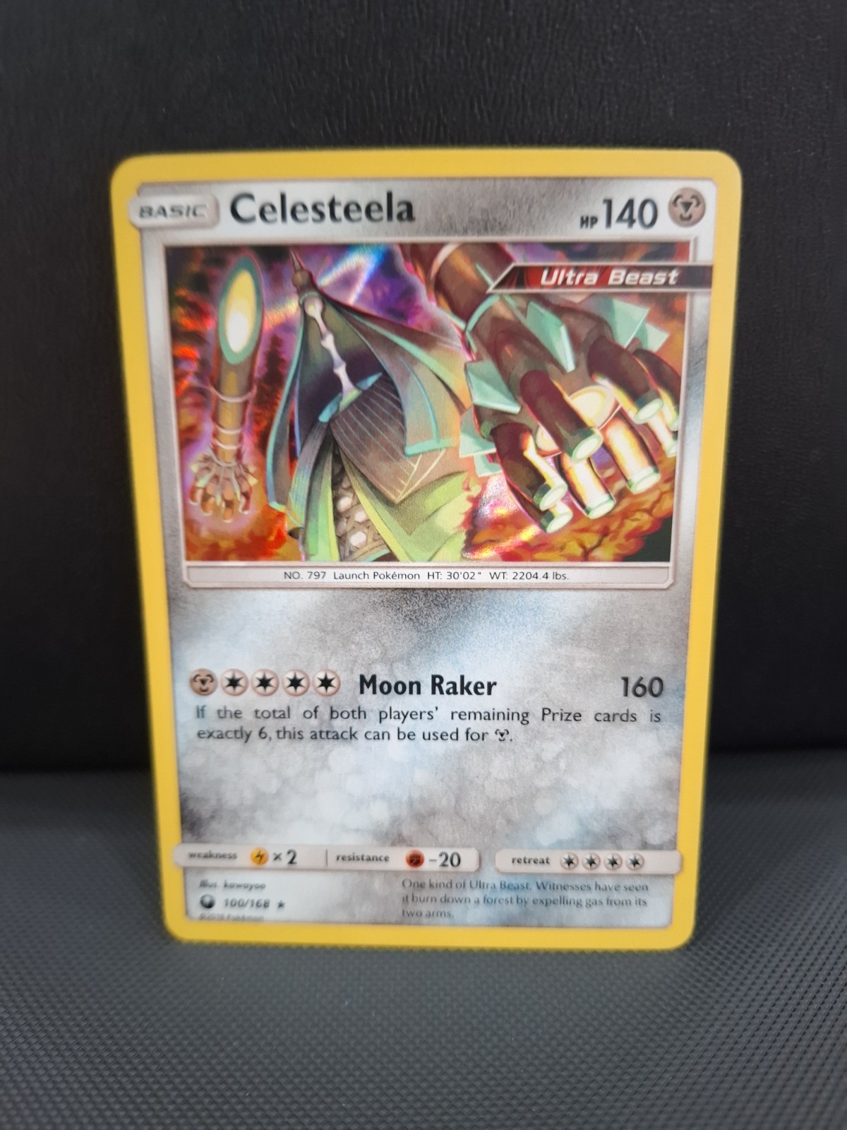 Celesteela Holo Holo Rare SM – Celestial Storm 100/168 NM