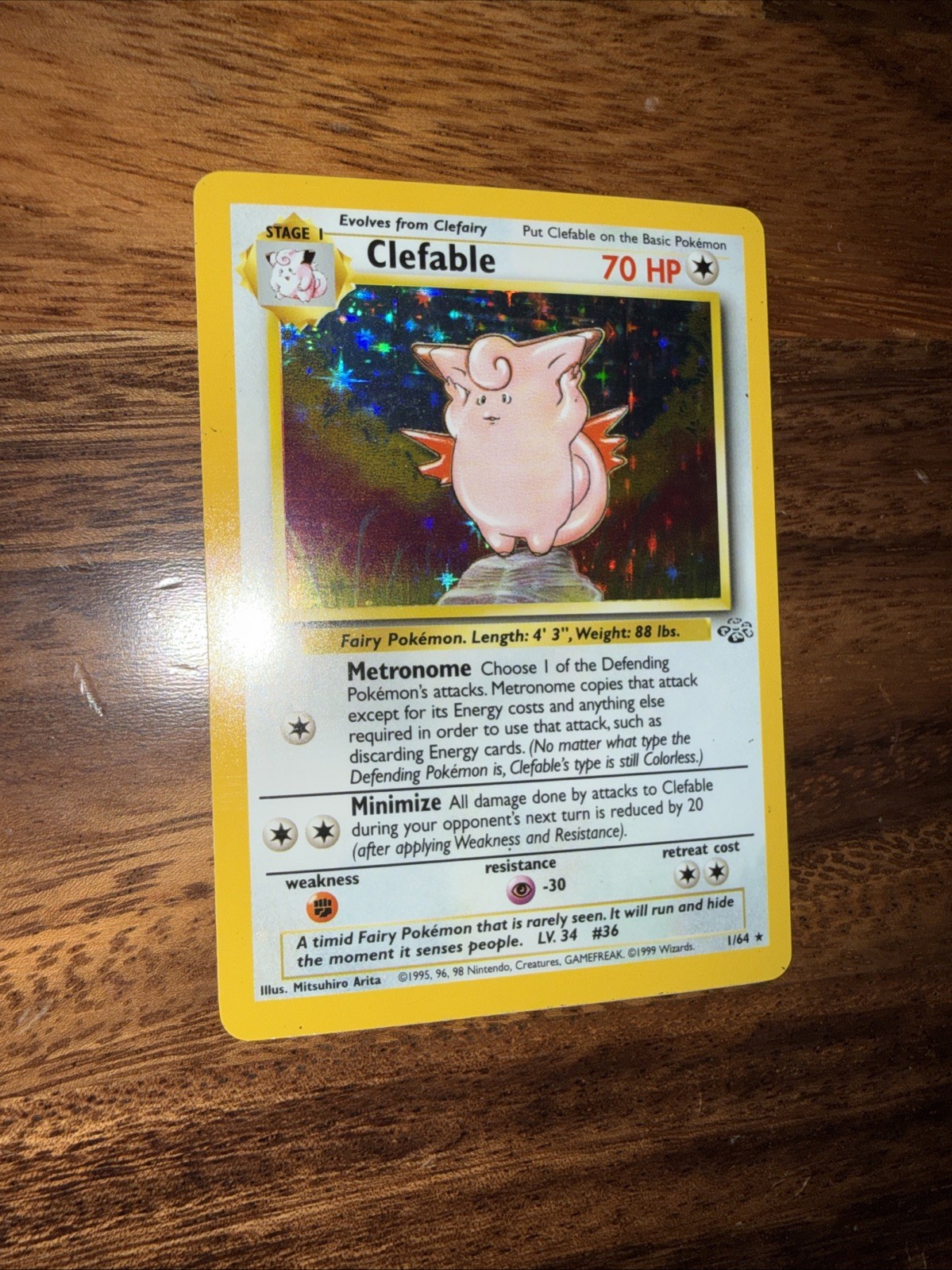 Clefable 01/64 Jungle Holo