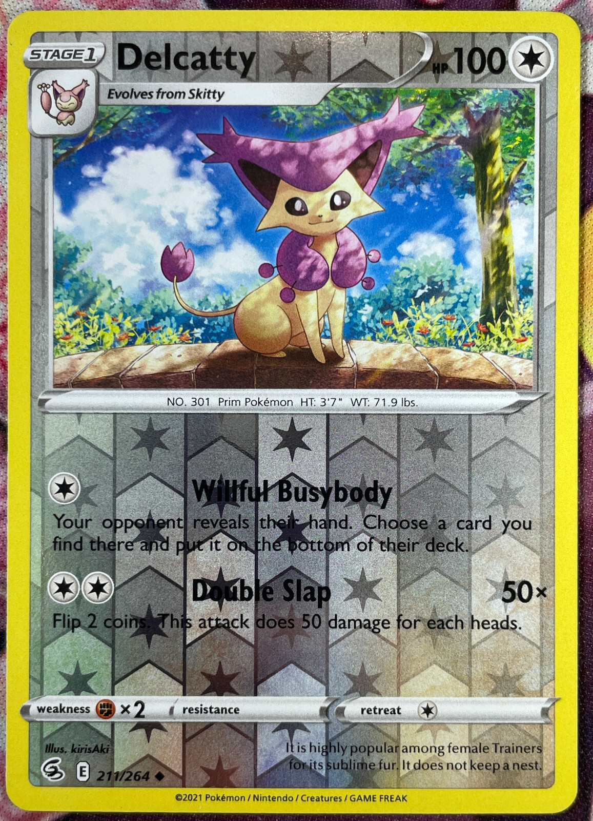 Pokemon TCG – Delcatty Reverse Holo – 211/264 – Fusion Strike