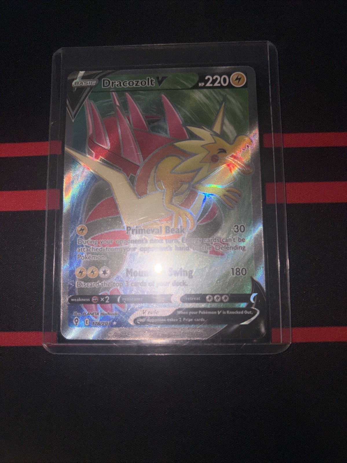 Pokemon TCG: Dracozolt V 178/203 (Full Art) Holo Ultra Rare – Evolving Skies
