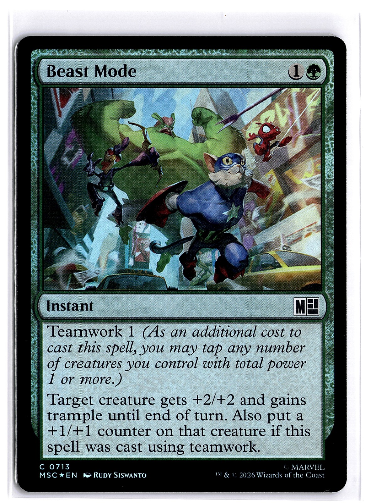 Beast Mode Commander: Marvel Super Heroes #713