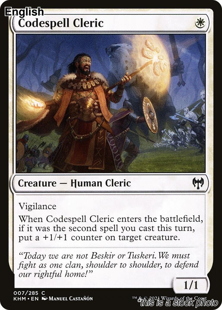 Codespell Cleric [KHM – 7] Kaldheim