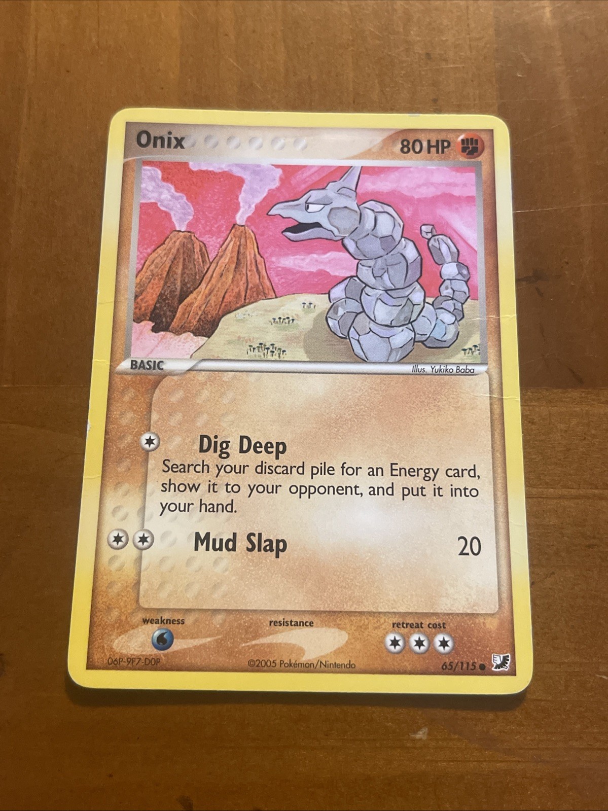 Onix 65/115 – EX Unseen Forces – Pokemon Card