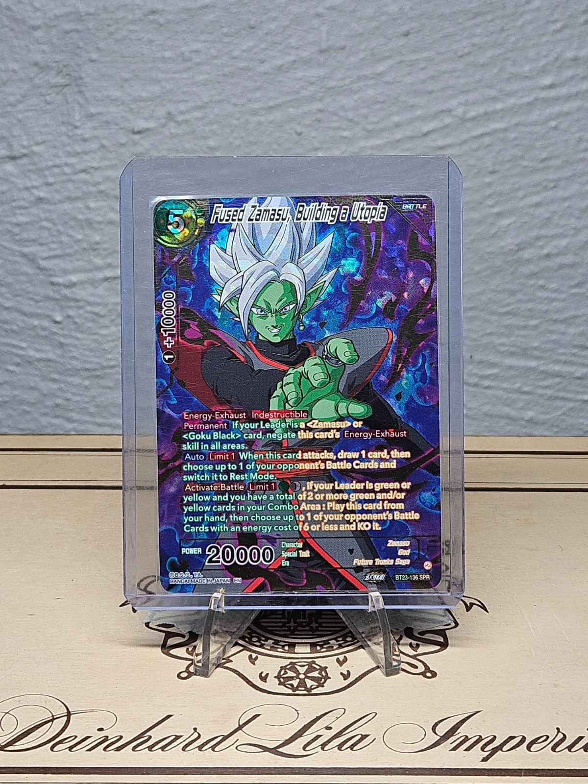 FUSED ZAMASU, Building a Utopia BT23-136 SPR Dragon Ball Super