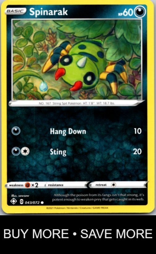 Spinarak 043/072 Shining Fates sowsow