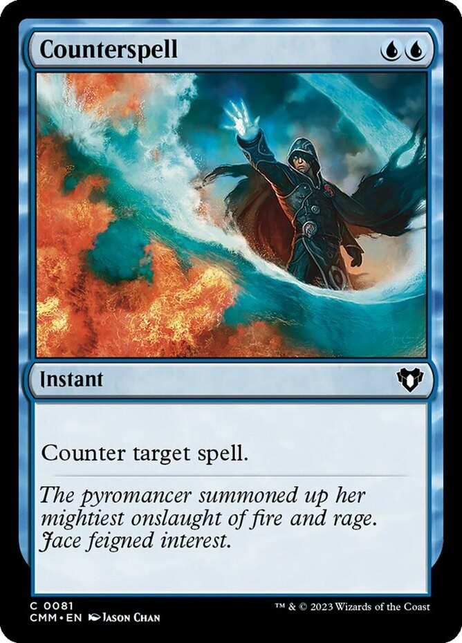 1x Counterspell – Foil MTG – Commander Masters – Light Play