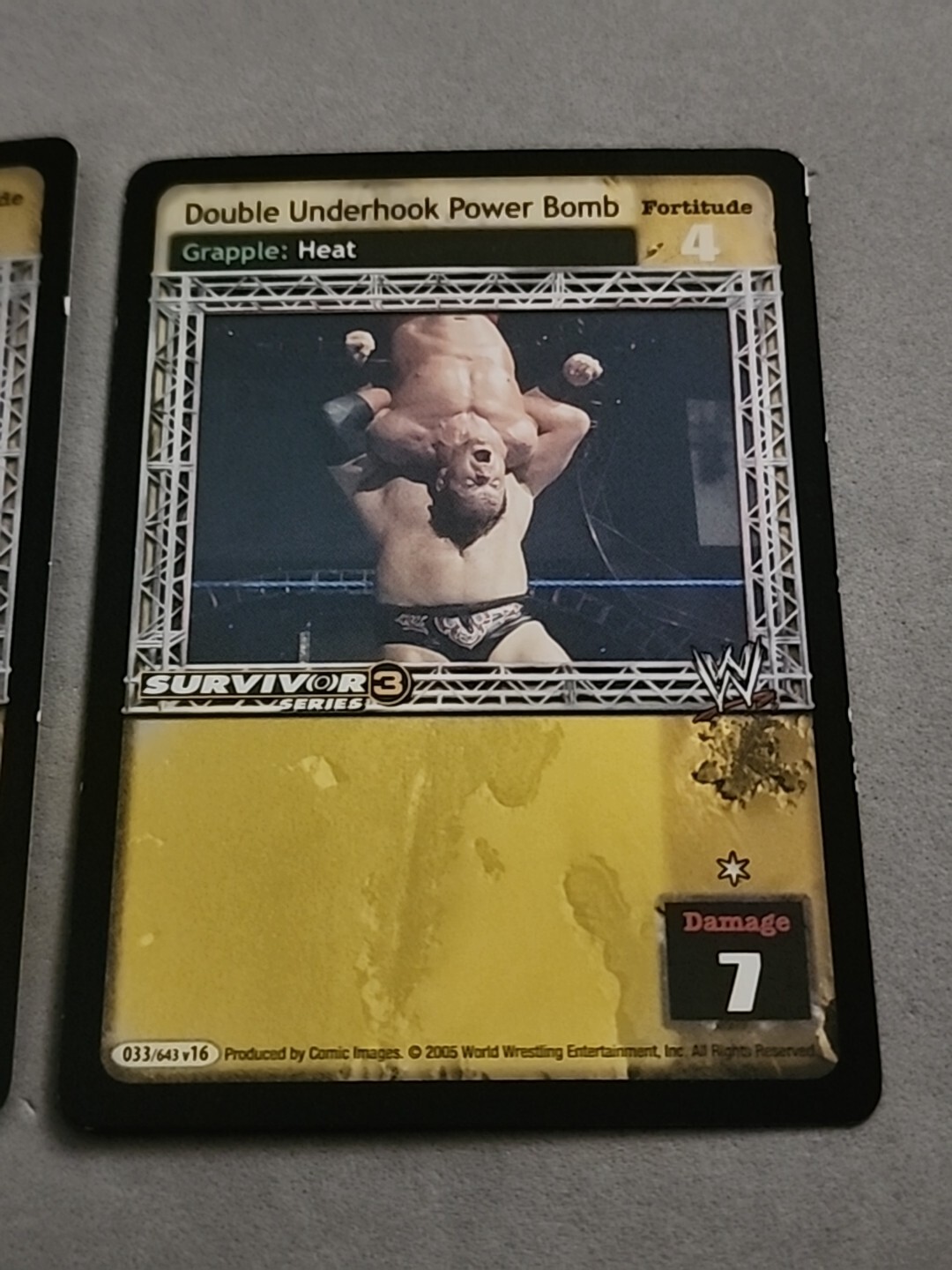 RAW DEAL Comic Images DOUBLE UNDERHOOK POWER BOMB HEAT SS3 FOIL 2 AVAILABLE
