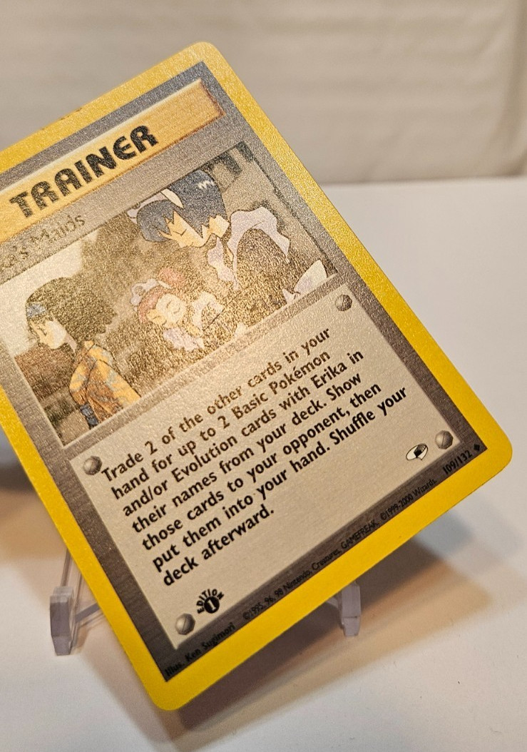 Erika’s Maids 109/132 Uncommon 1st Edition Gym Heroes Pokemon 1880