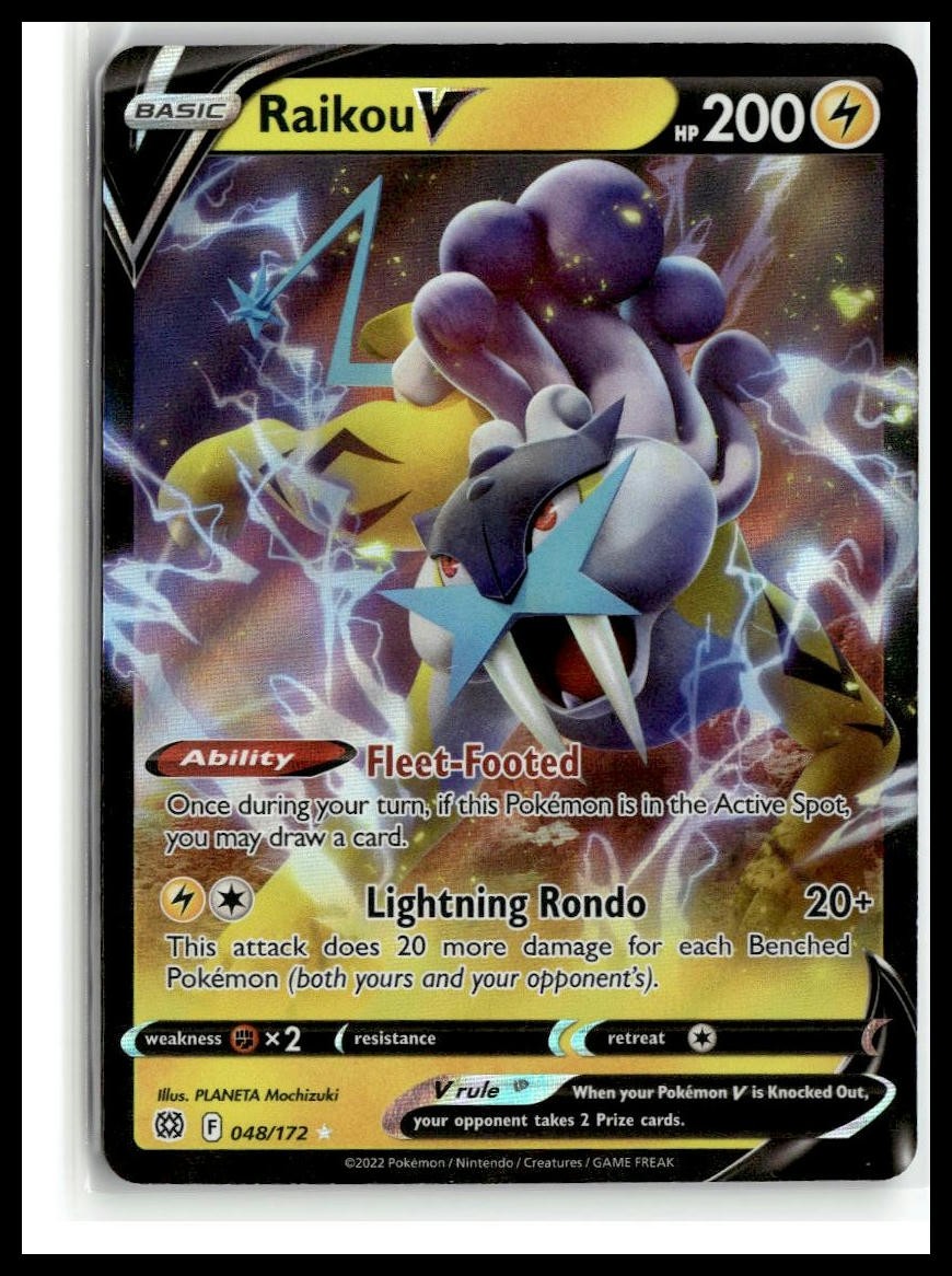 SWSH09: Brilliant Stars #048/172 Raikou V