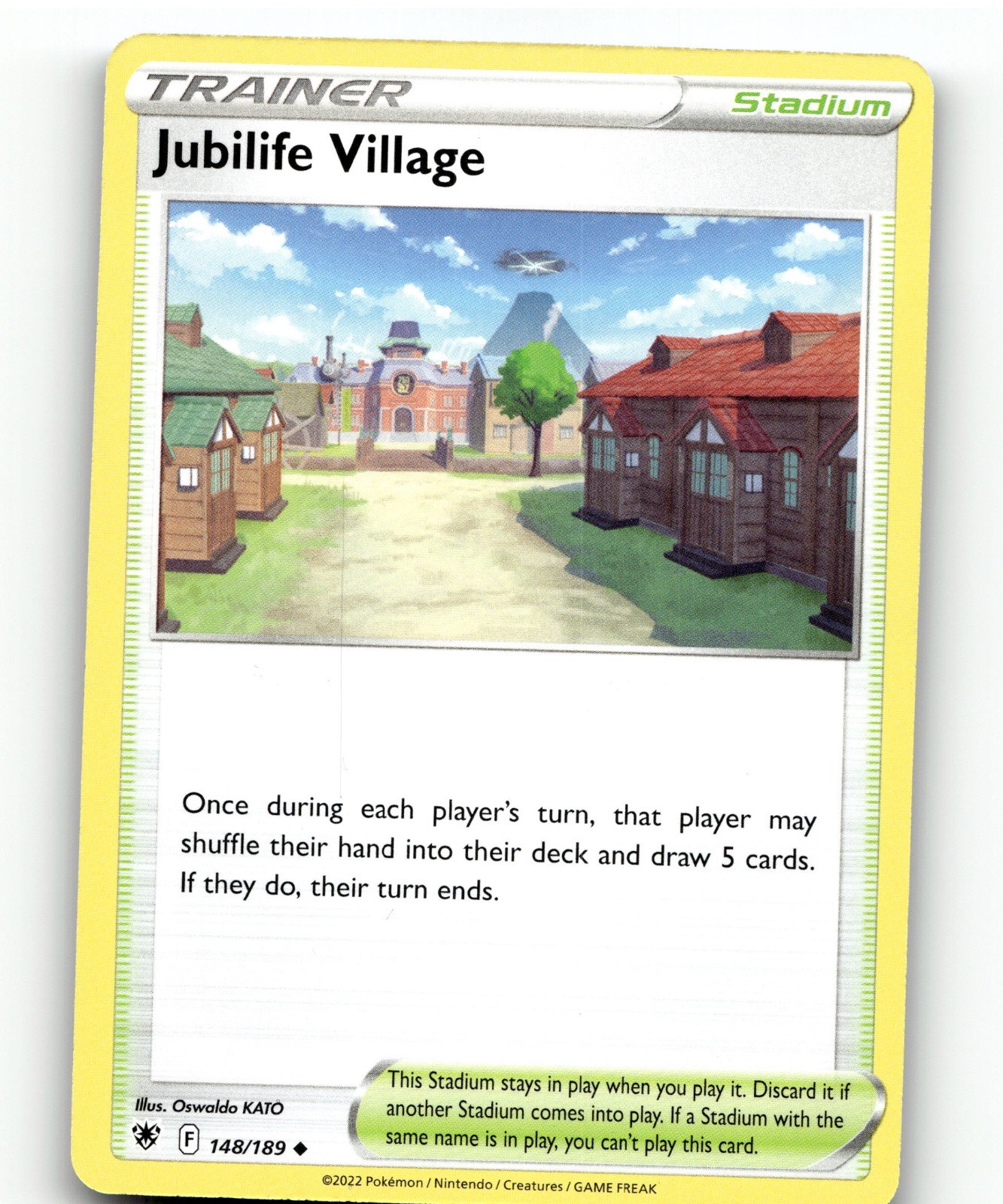 Jubilife Village Uncommon SWSH10: Astral Radiance 148/189 LP aky CG Works