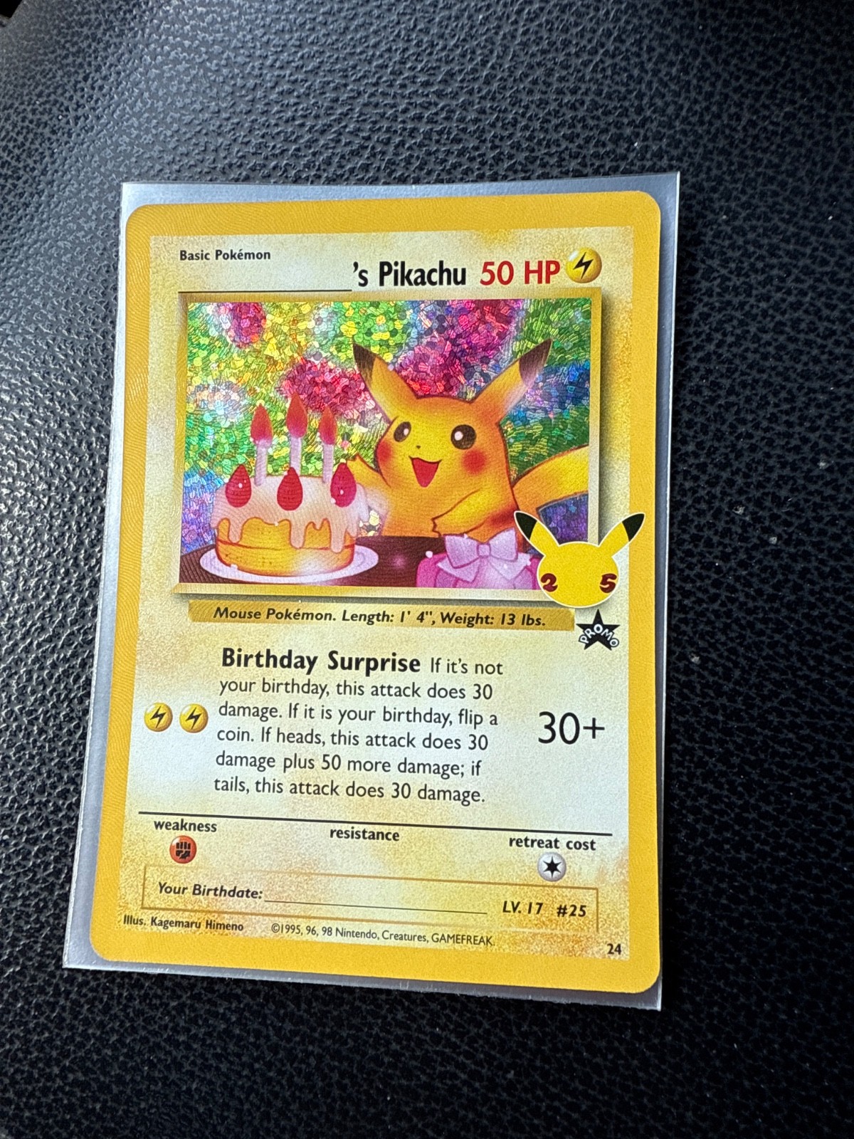 ______’s Pikachu 24/53 Celebrations: Classic Collection Holo