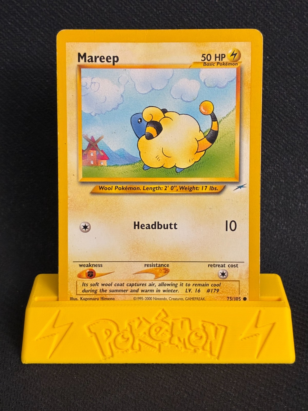 Mareep 75/105 Pokémon Unlimited Common Neo Destiny HP