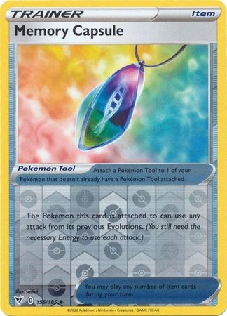 MEMORY CAPSULE 155/185 VIVID VOLTAGE POKEMON (REVERSE HOLO, NM)