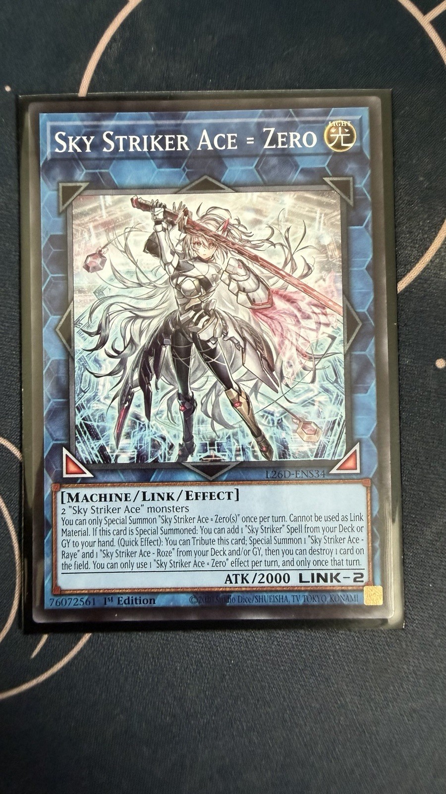 Sky Striker Ace = Zero L26D-ENS34 Legendary Modern Decks 2026 1st Edition