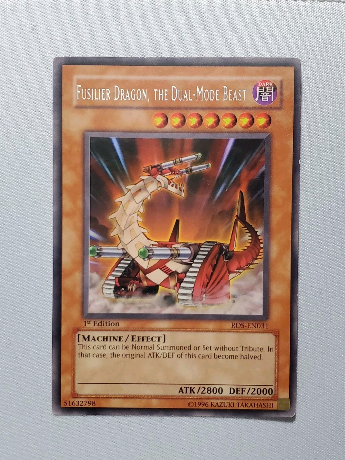 Yu-Gi-Oh Trading Card Game Fusilier Dragon The Dual Mode Beast RDS-EN031 1st Ed.
