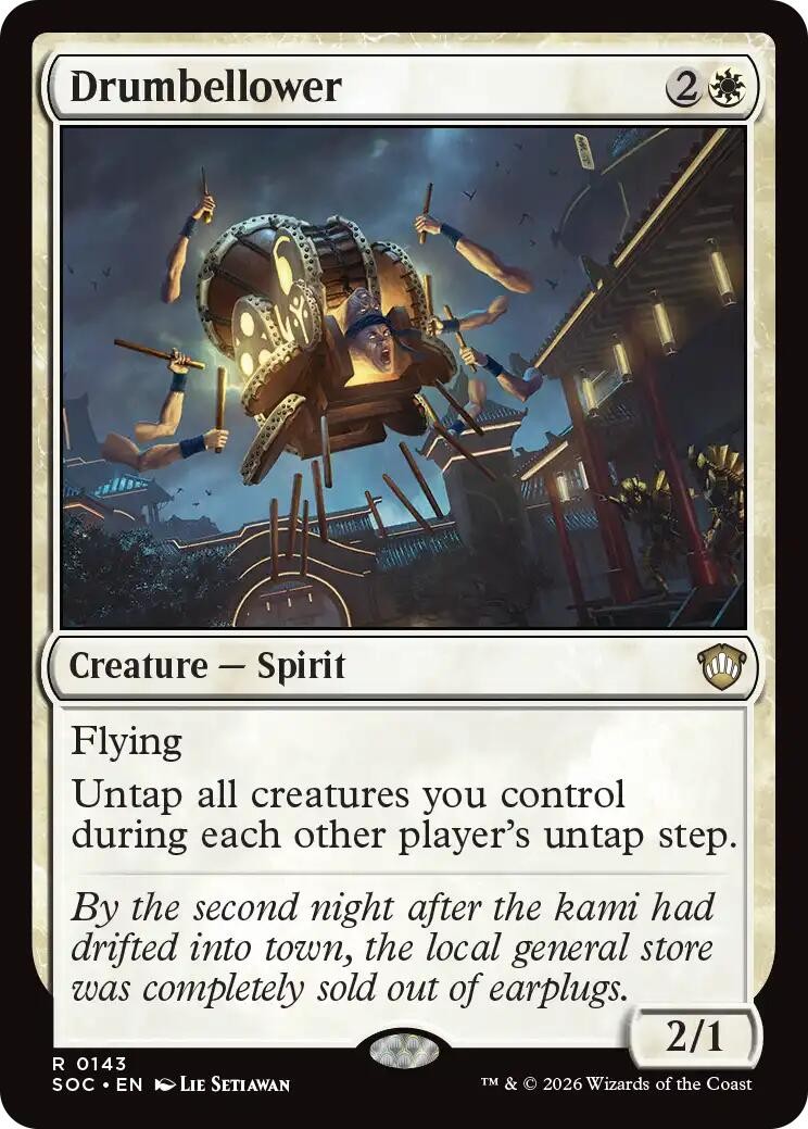 Drumbellower (143) Commander: Secrets of Strixhaven MTG SOC