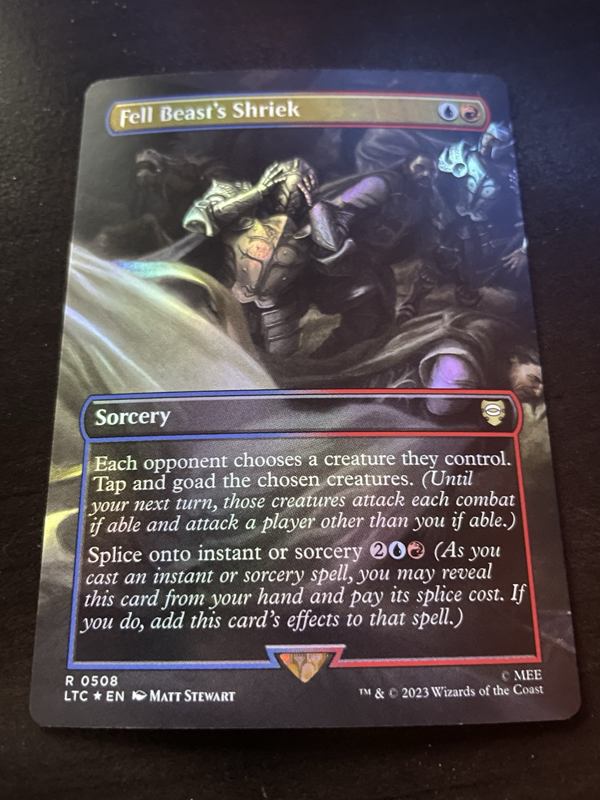 Fell Beast’s Shriek (508/597) LTC NM FOIL LTR