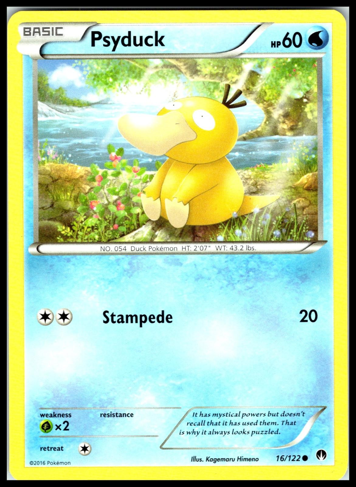 PSYDUCK – Pokemon – Kagemaru Himeno 16/122 BKP BREAKpoint – NM/M