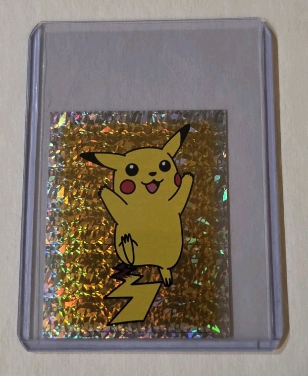 Pikachu S30 Prism Holo Foil Sticker – Merlin Pokémon Series 1 (1999)
