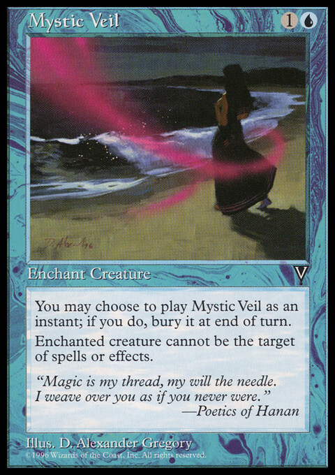Magic the Gathering MTG Mystic Veil (38) Visions LP