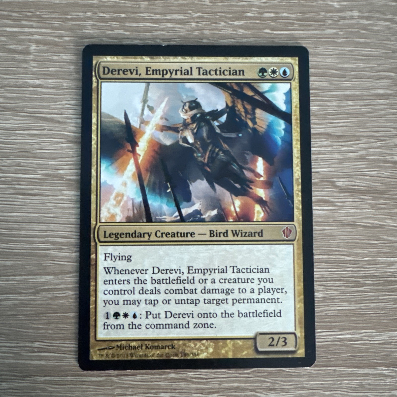 1x Derevi, Empyrial Tactician – Commander 2013 LP – MTG