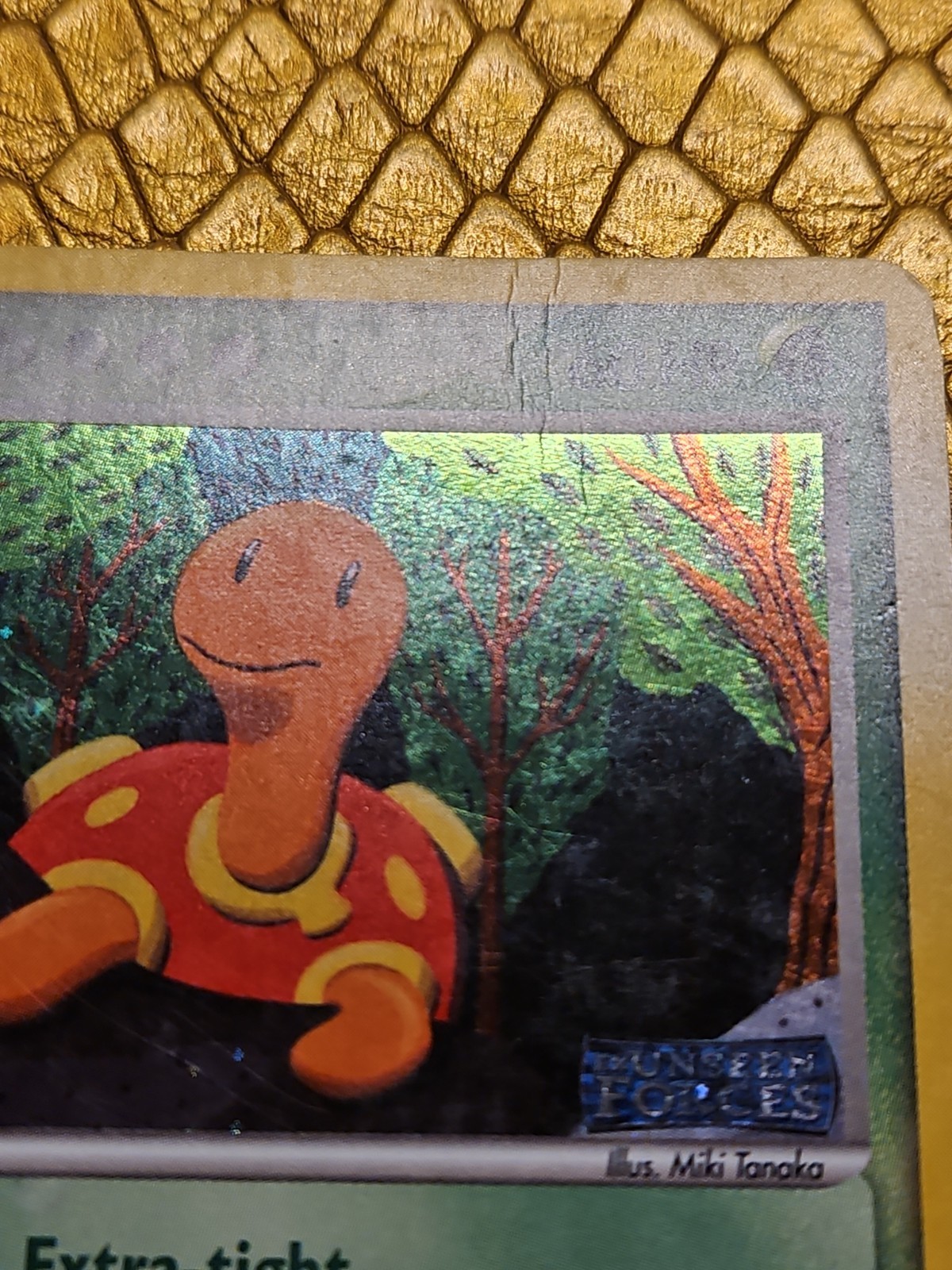 Pokémon Shuckle 47/115 Unseen Forces Reverse Holo Uncommon DMG English Card