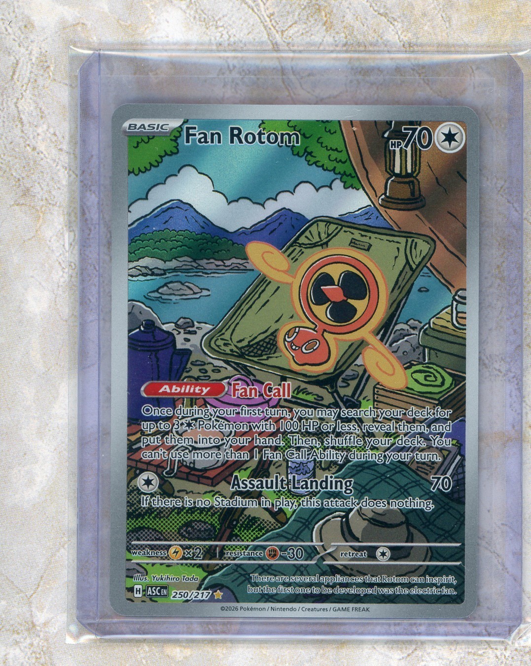 2026 Pokemon ASC EN-Ascended Heroes #250/217 Fan Rotom IR
