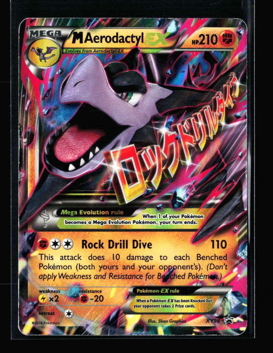 M Aerodactyl EX Holo Promo XY Promos XY98 HP