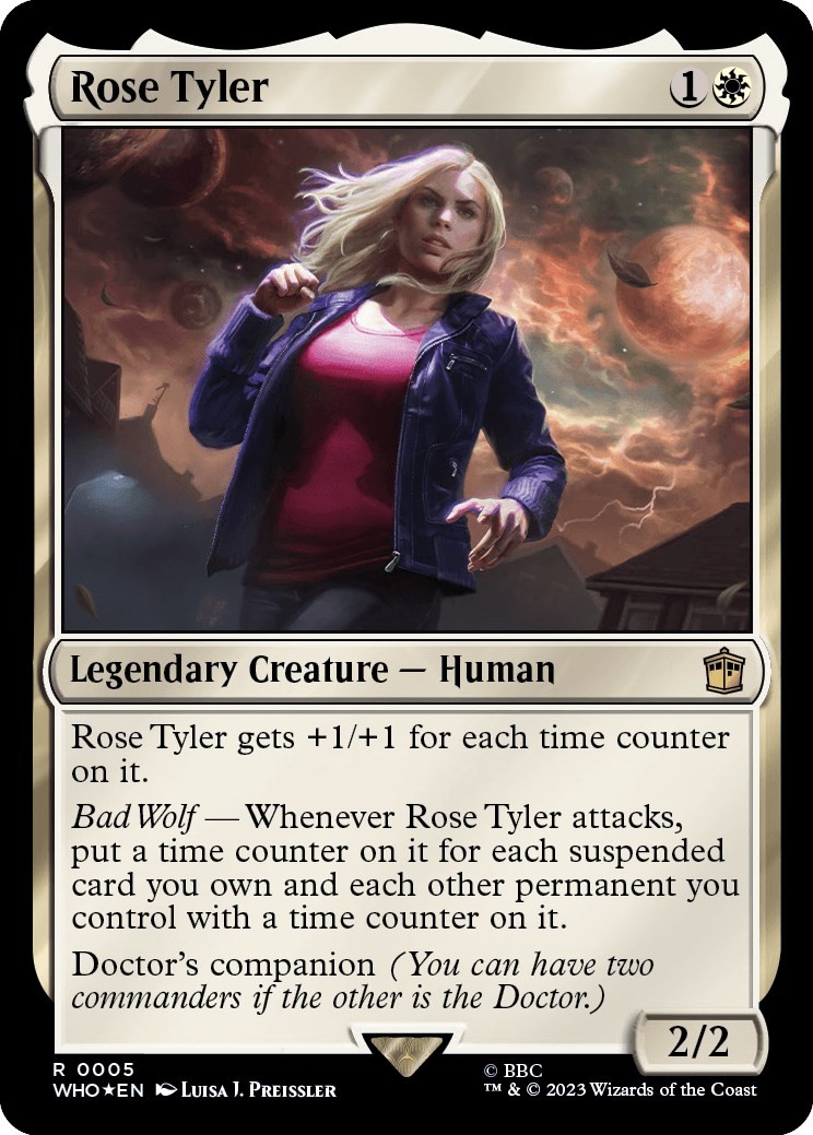 NM Foil – Rose Tyler [WHO – 5] Universes Beyond: Doctor Who