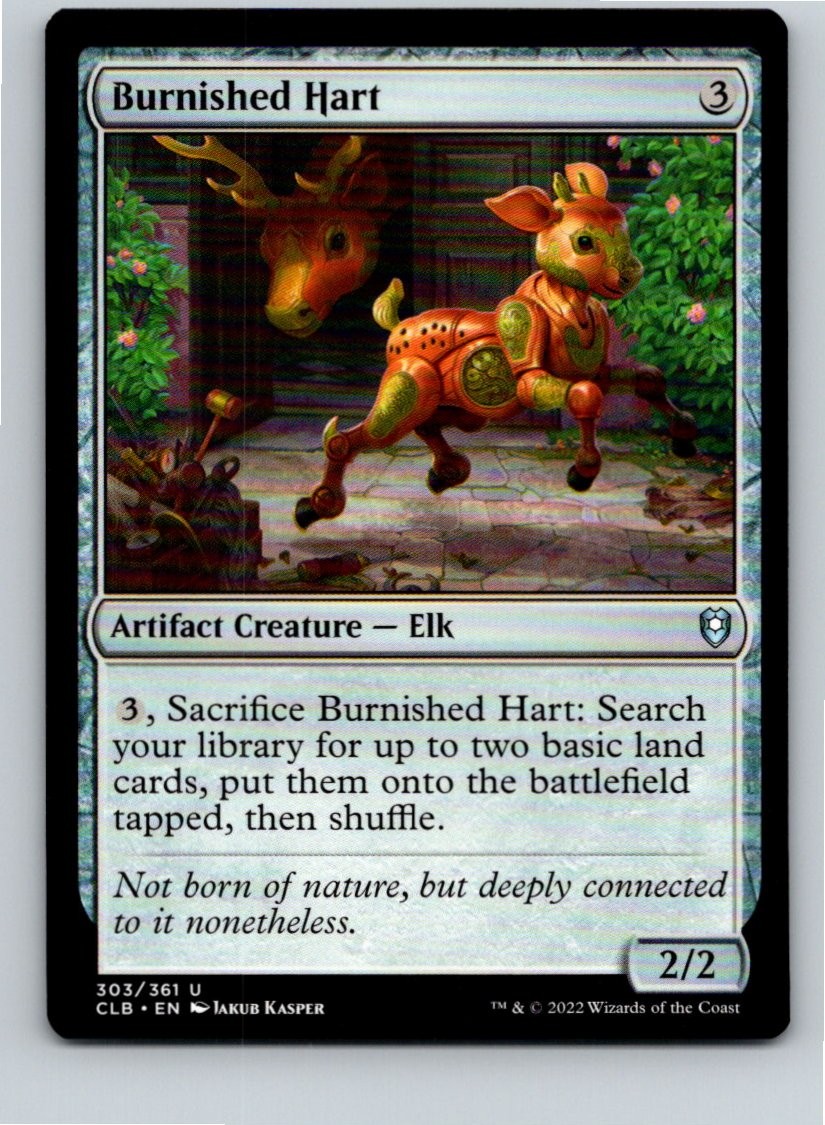 Magic the Gathering Burnished Hart Commander Legend Battle for Baldur’s Gate MTG