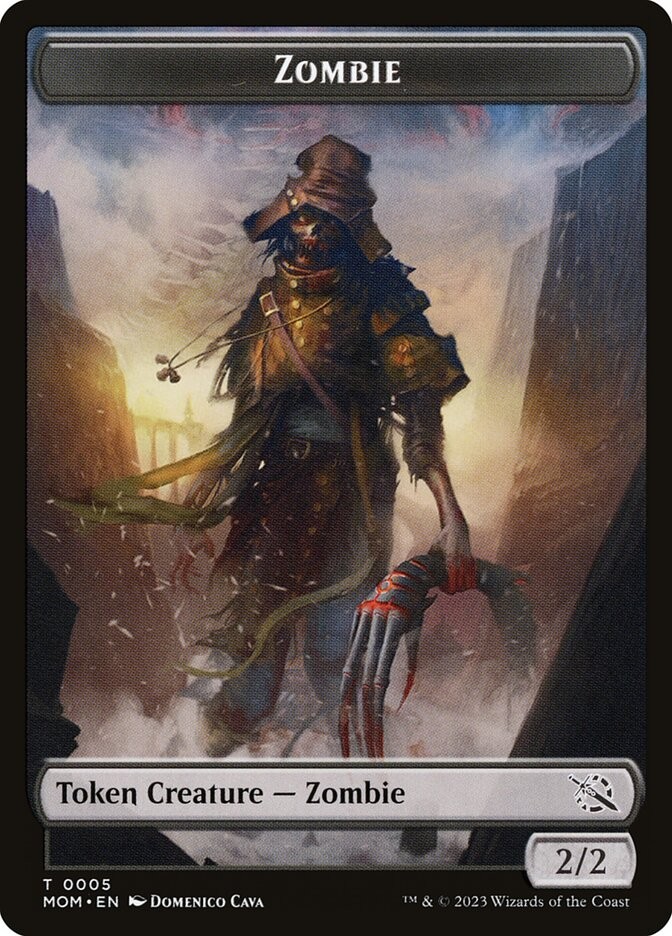 Zombie Token (005) March of the Machine MOM MTG Magic
