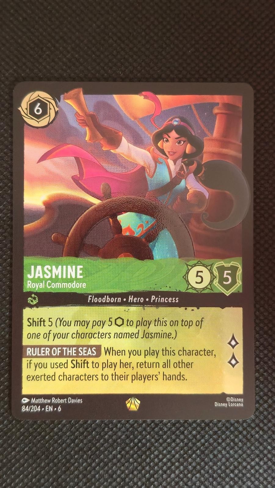 Jasmine – Royal Commodore LEGENDARY 84/204 Azurite Sea Lorcana