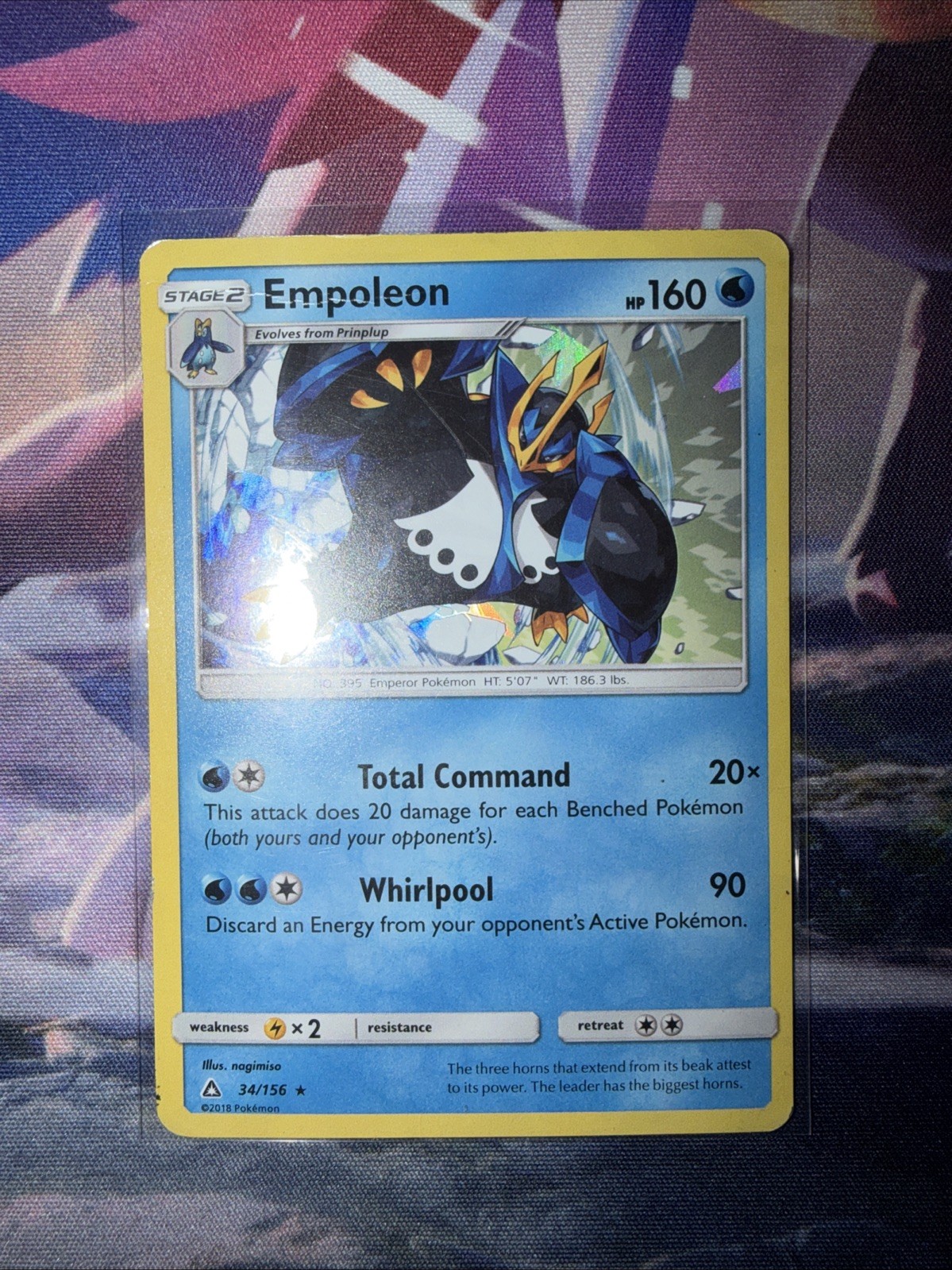 Pokemon – Empoleon – 34/156 (Cracked Ice Holo) #034/156 – Deck Exclusives Holo