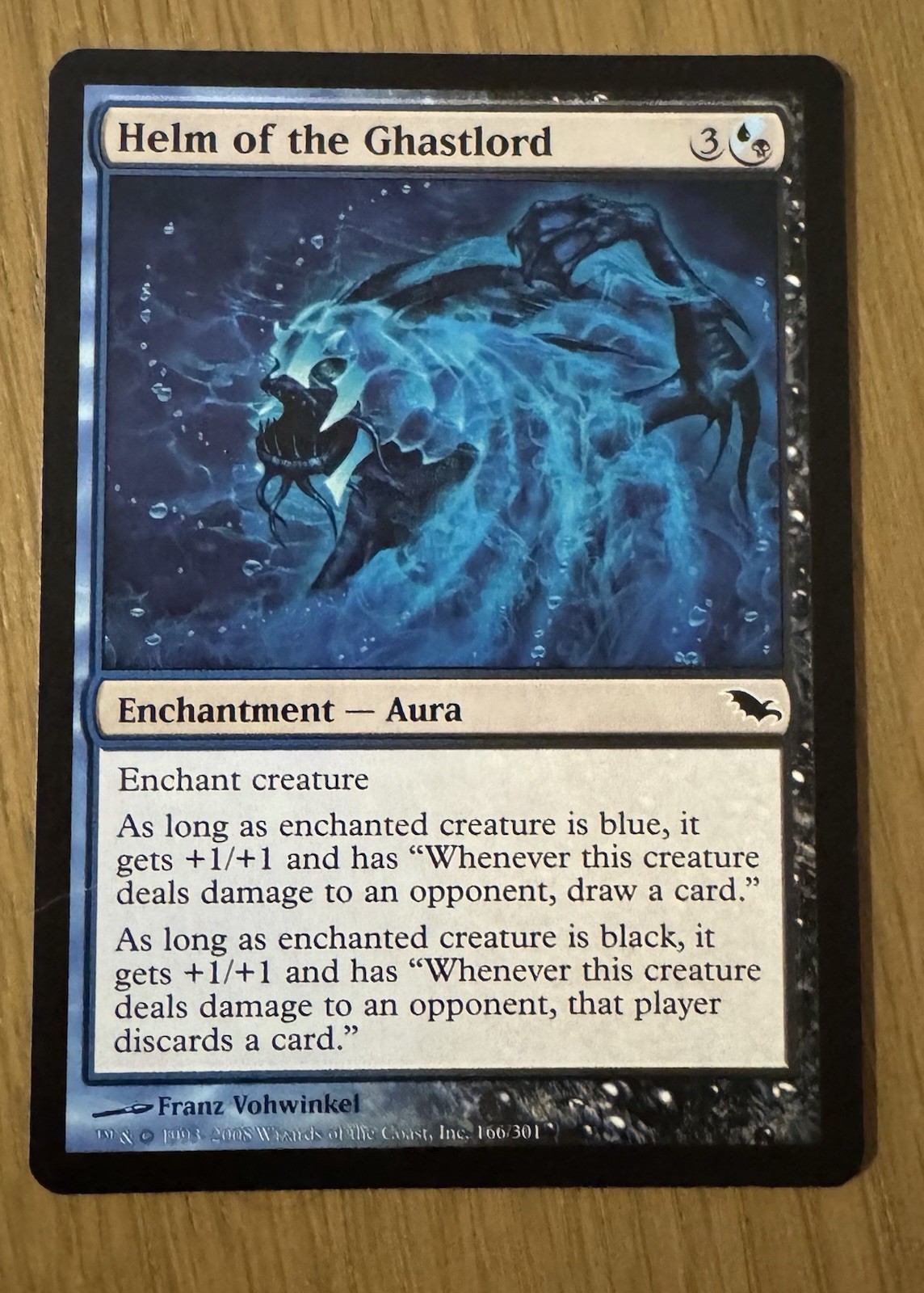 MTG Helm of the Ghastlord Shadowmoor Regular LP/NM