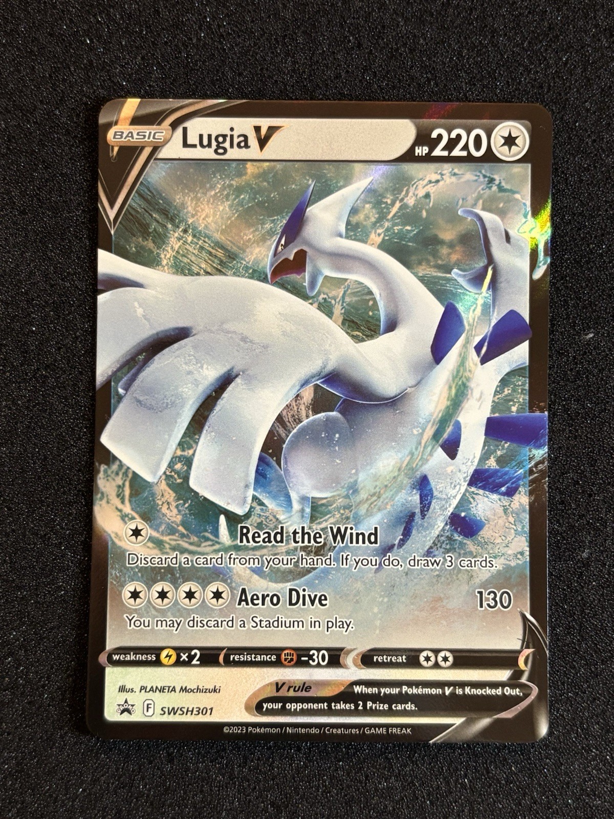 LP/MP Lugia V SWSH301 SWSH: Sword & Shield Promo Cards Holo