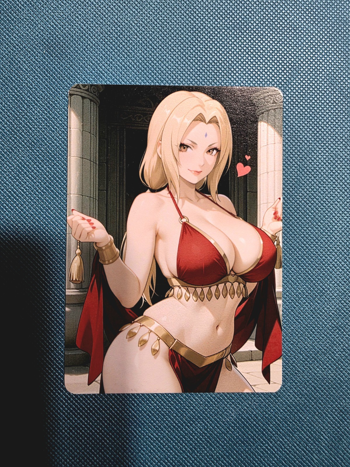 Double Sided Beautiful Waifu Card -Tsunade-Custom DIY Fan Art Card