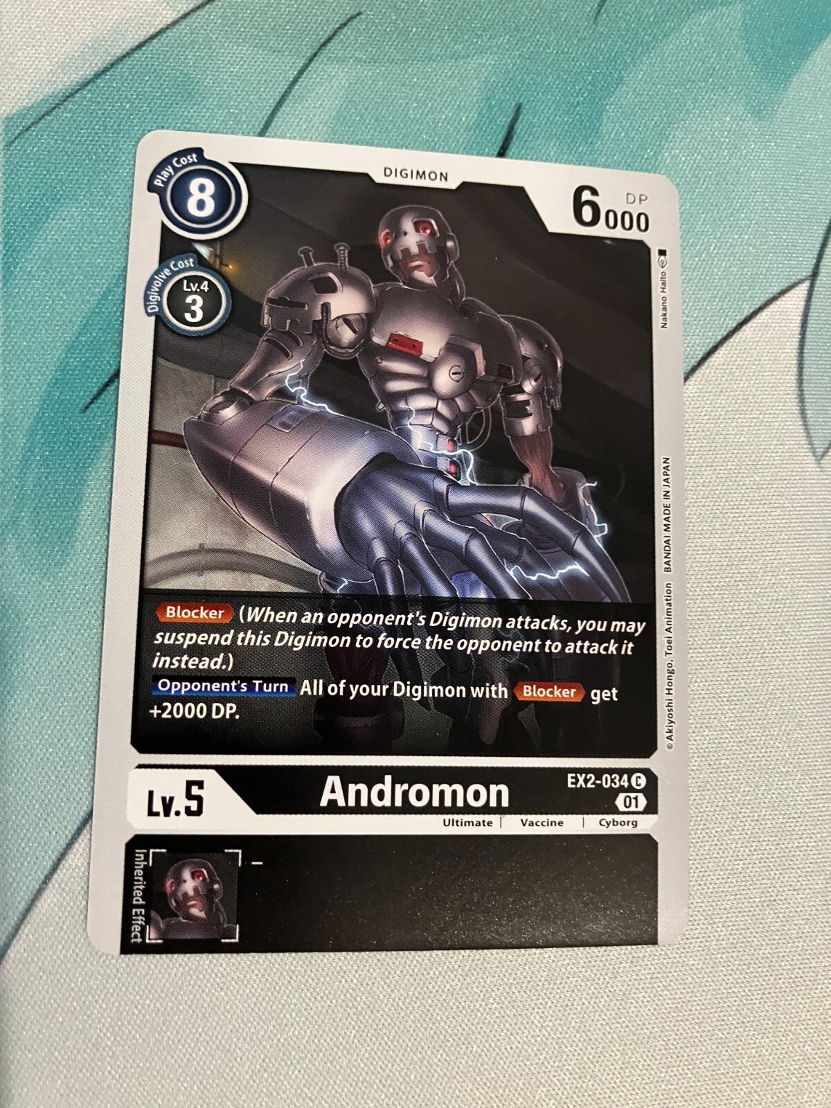 Andromon EX2-034 C Digimon CCG | Digital Hazard Near Mint
