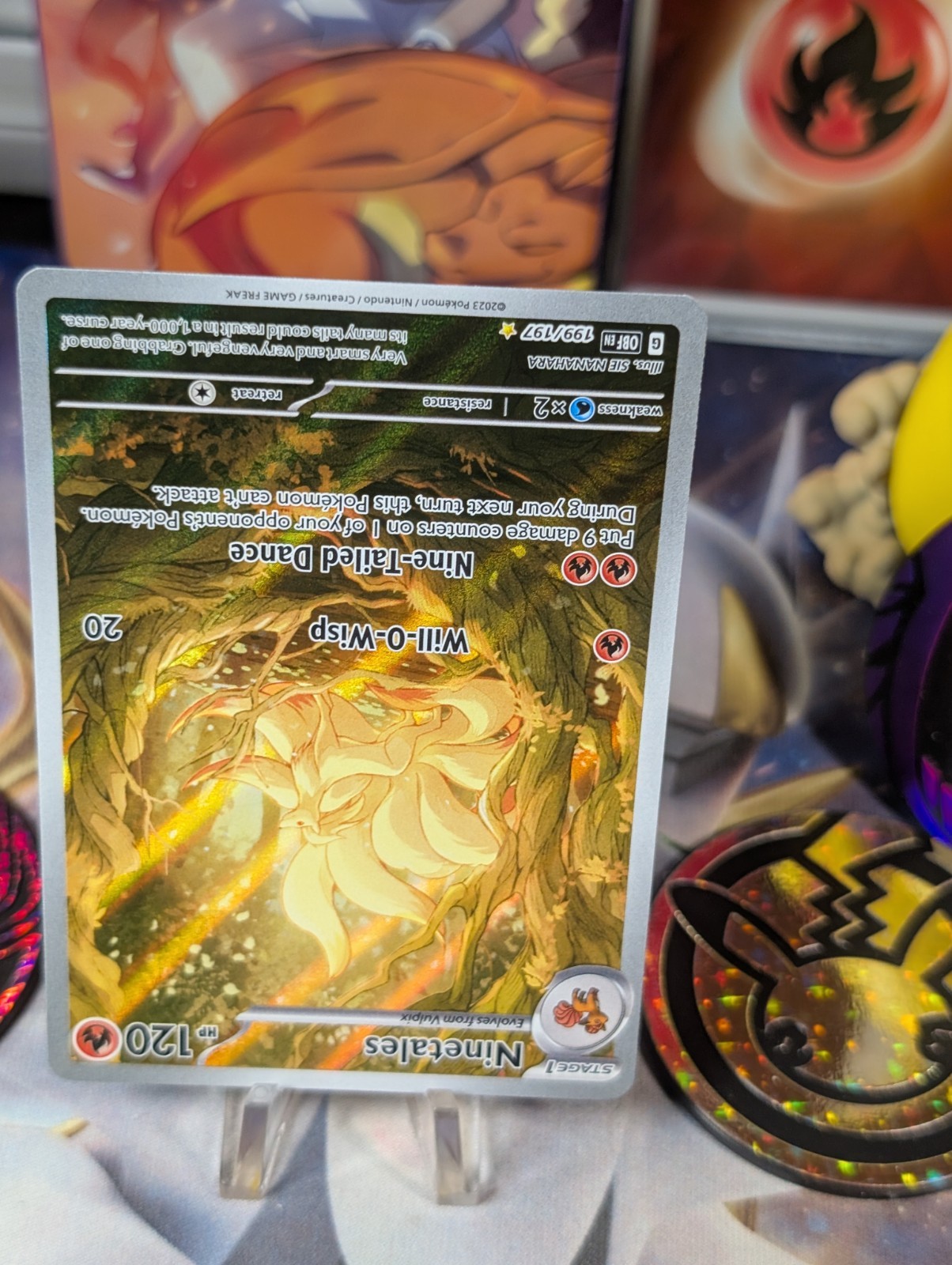 Ninetales 199/197 SV03: Obsidian Flames Holo