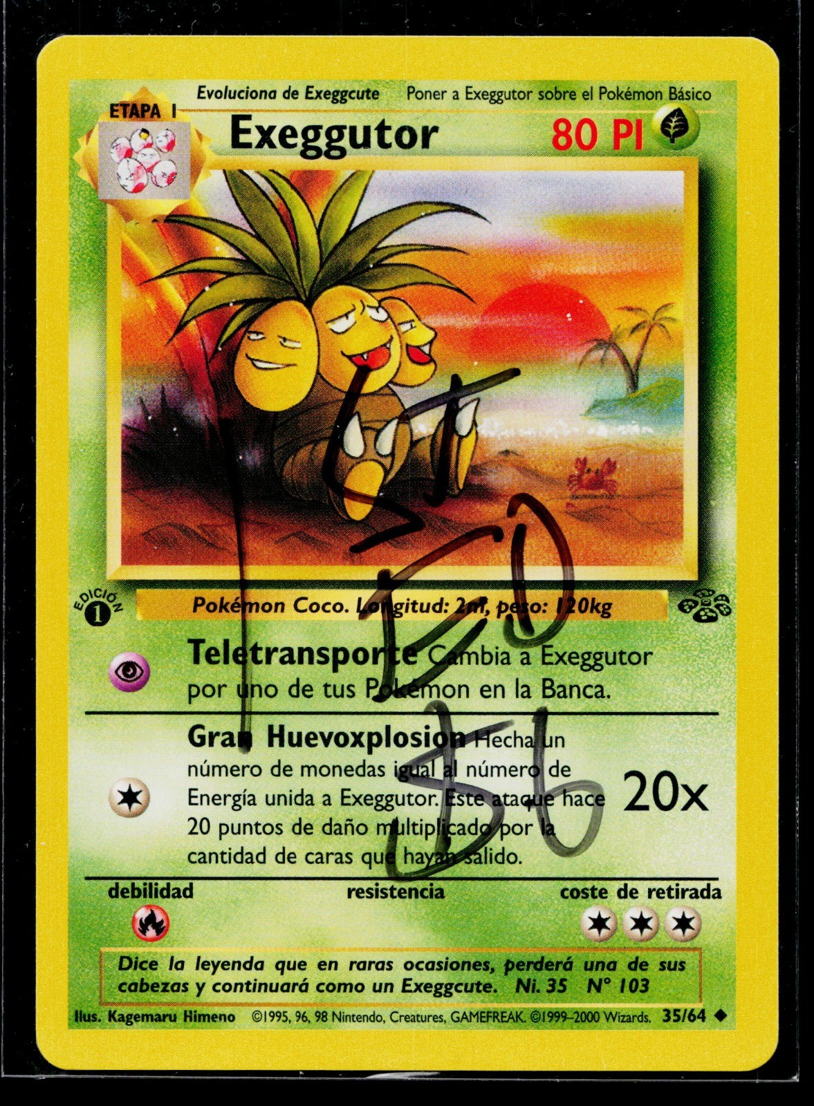 Exeggutor 1st Edition Uncommon Jungle 35/64 LP
