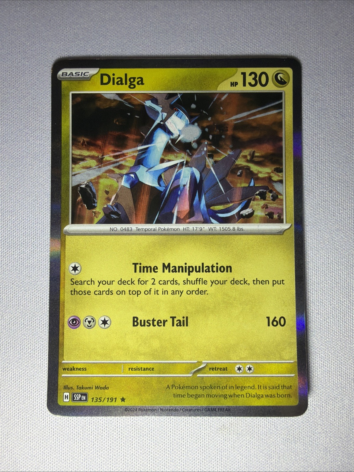 Dialga 135/191 Pokemon Card Pokémon TCG Holo