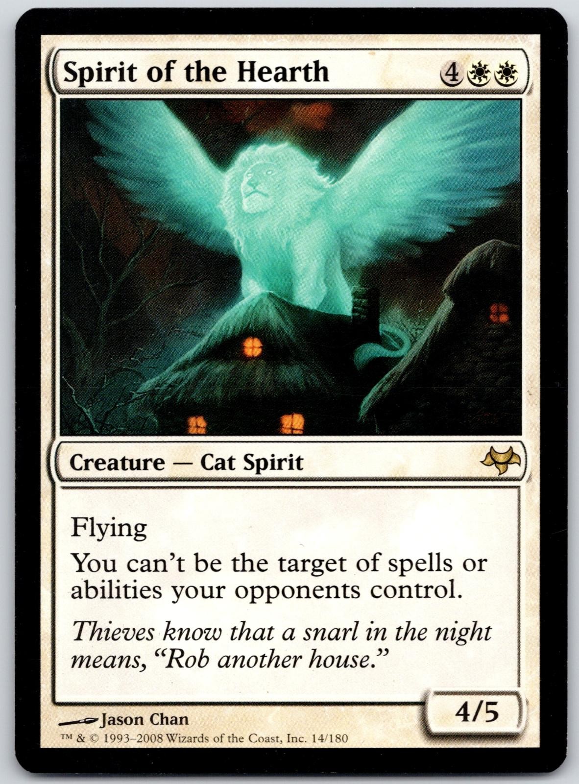 Spirit of the Hearth 14 Rare Eventide Magic: The Gathering Near Mint