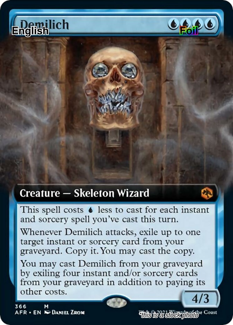 Demilich (Extended Art) EN [AFR – 366] – NM [Foil] TCG MTG
