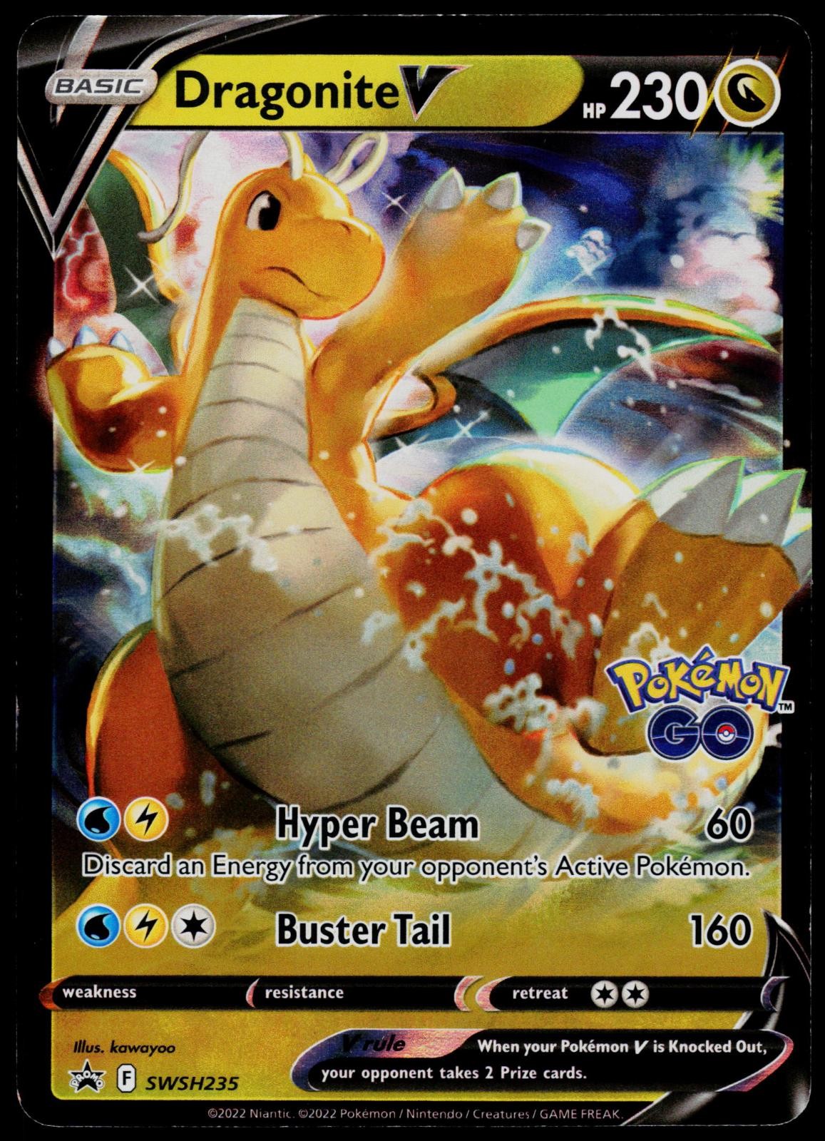 Dragonite V SWSH235 Sword & Shield Promo – Holo Pokemon NM/M (Promo)