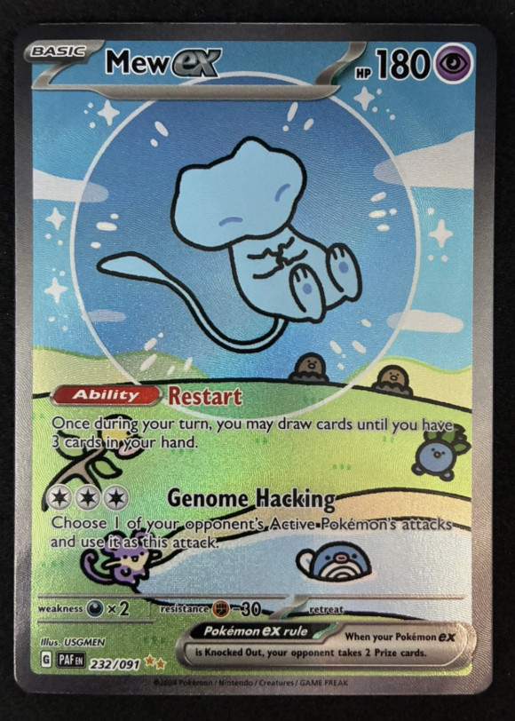 Mew ex Holo Full Art Special Illustration Rare Paldean Fates 232/091 English