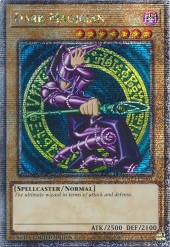 * DARK MAGICIAN * QUARTER CENTURY SECRET RARE ORIGINAL ART (MINT) TN23 YUGIOH!